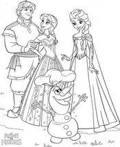 coloriage reine des neiges tout est bien qui fini bien